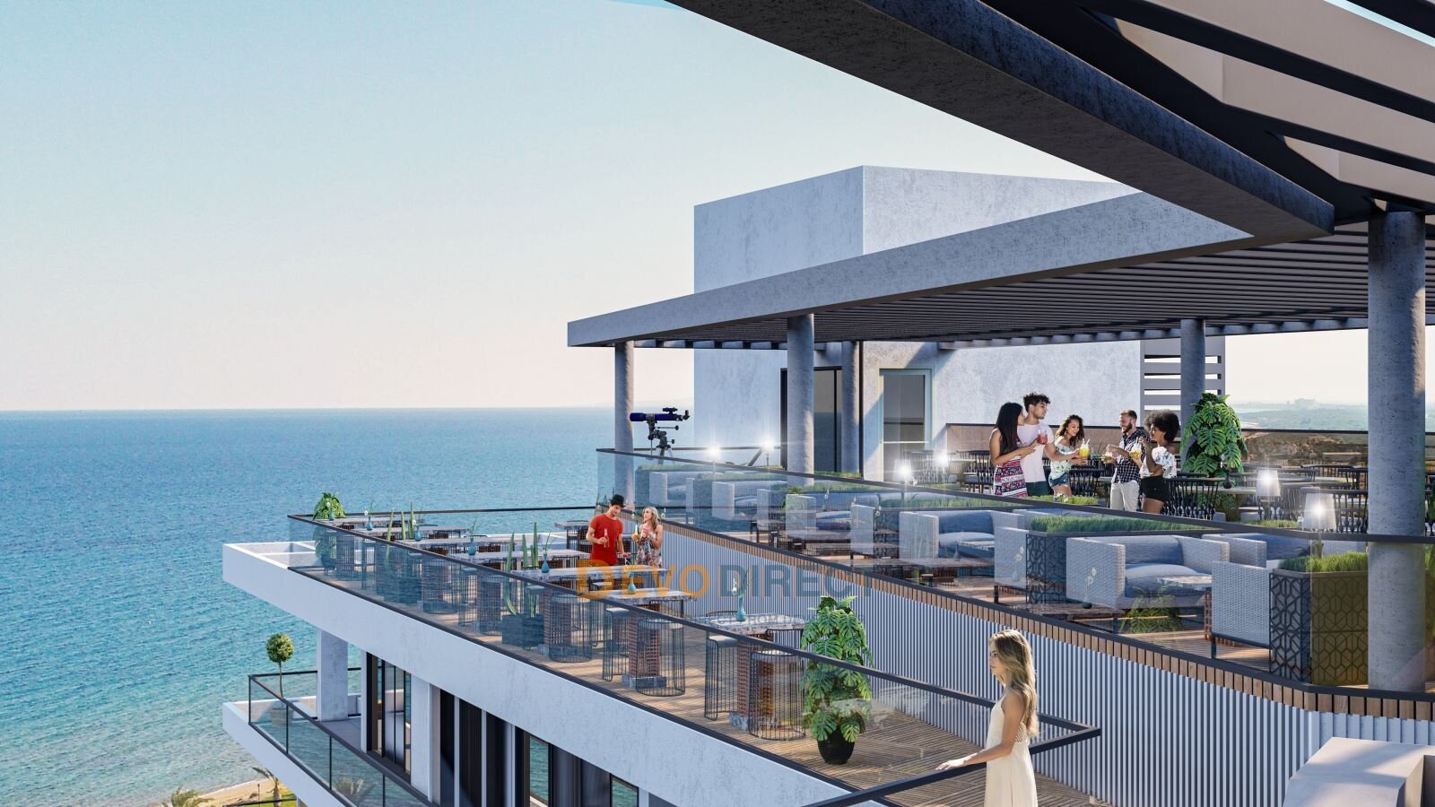 Modernes Küstenapartment mit 2 Schlafzimmern in Long Beach