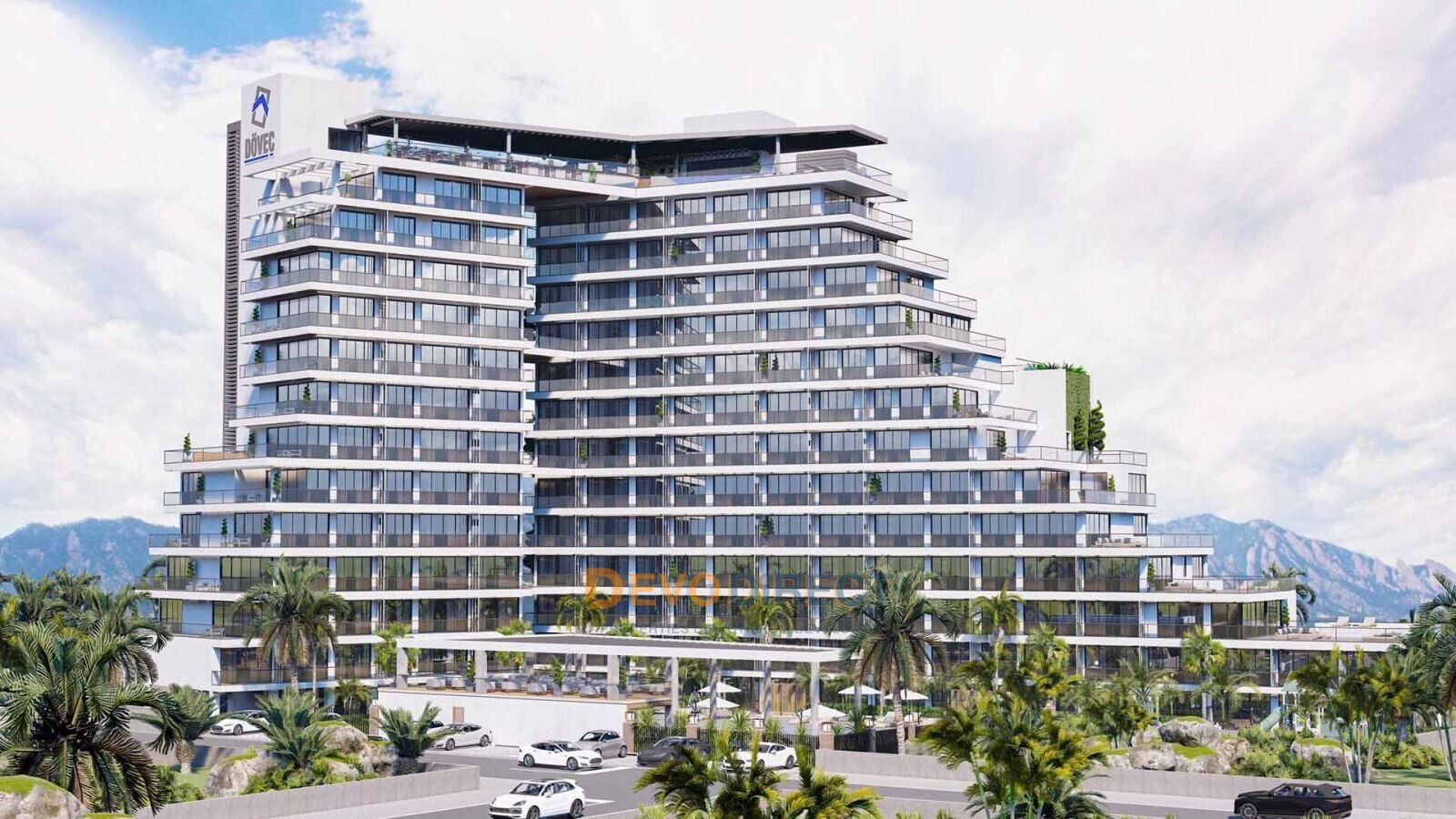 Duplex-Apartment mit 4 Schlafzimmern und Panoramameerblick in Nordzypern