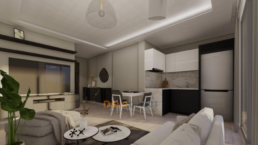 3-Zimmer-Apartment im umweltfreundlichen Smart-Komplex in Gazimağusa