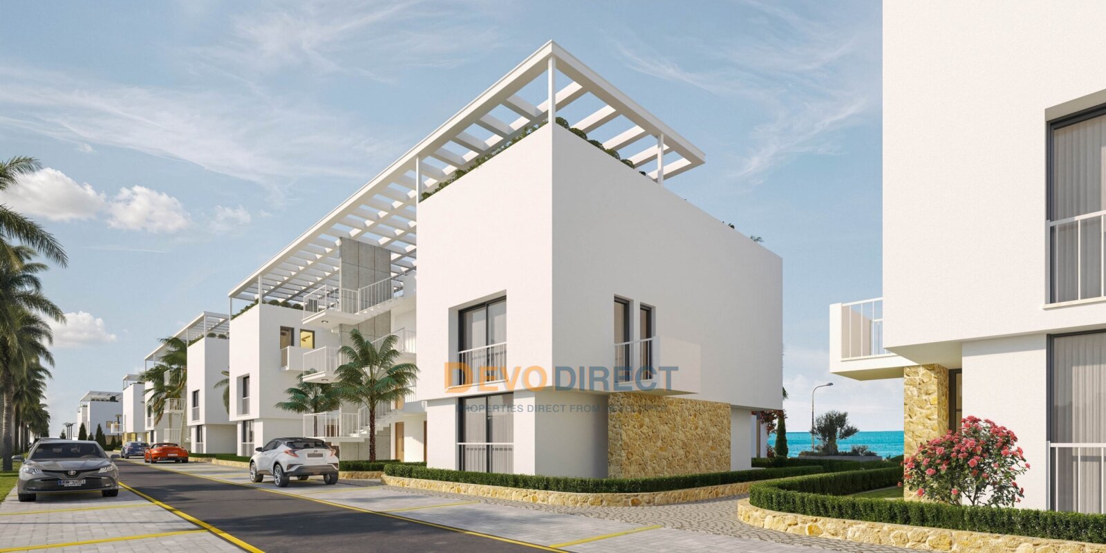 2-Zimmer-Penthouse mit Meerblick in Nordzypern/Esentepe