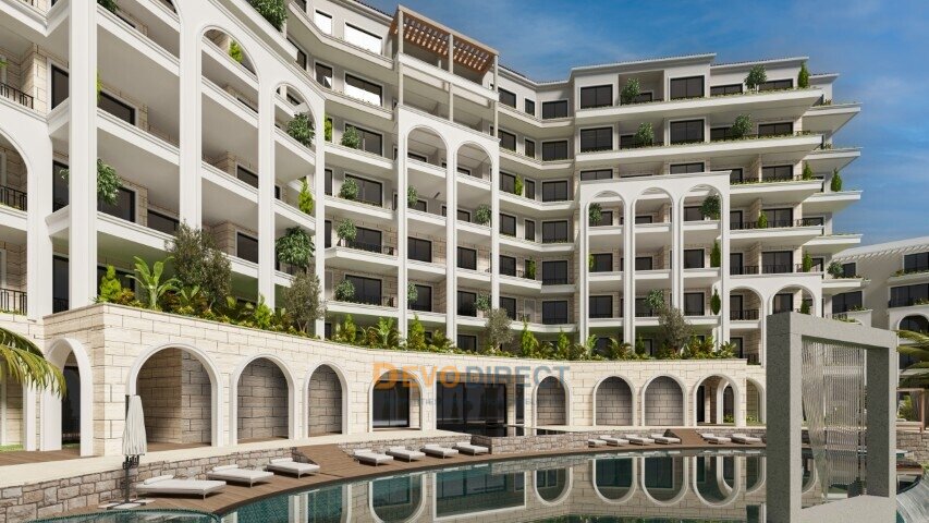 Meerblick 2-Schlafzimmer-Apartment zum Verkauf in Budva