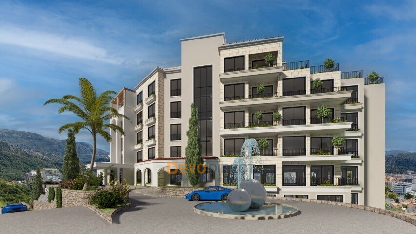 Meerblick 2-Schlafzimmer-Apartment zum Verkauf in Budva