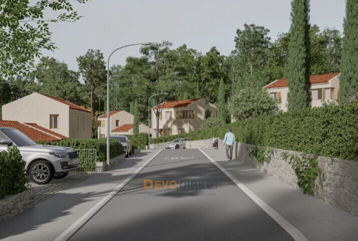 Meerblick 3-Schlafzimmer-Villa zum Verkauf in Tivat, Montenegro