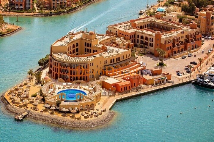 Apartment mit Lagunenblick und 2 Schlafzimmern zum Verkauf in El Gouna