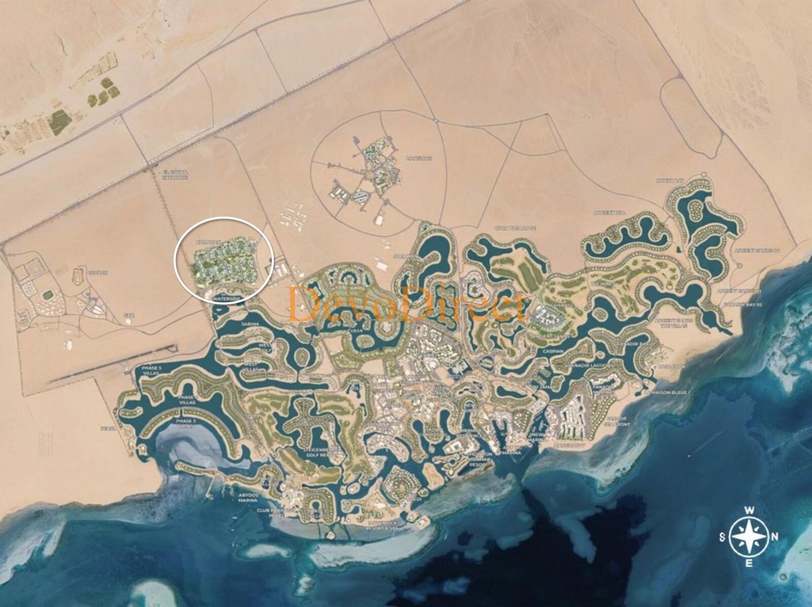 Chalet mit 2 Schlafzimmern und Lagunenblick in El Gouna zu verkaufen