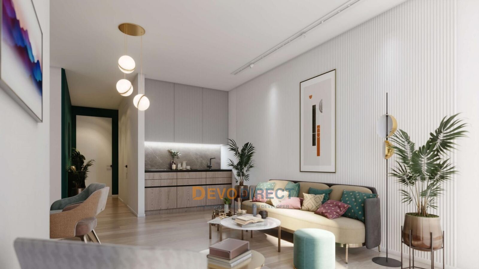 Meerblick-Studio-Apartment zum Verkauf in Batumi, Georgien