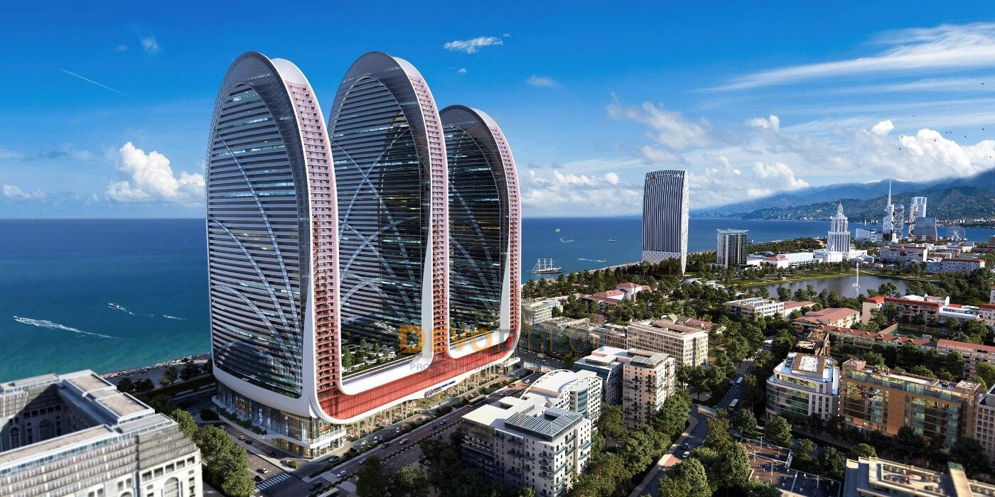 Meerblick-2-Schlafzimmer-Apartment zum Verkauf in Batumi, Georgien