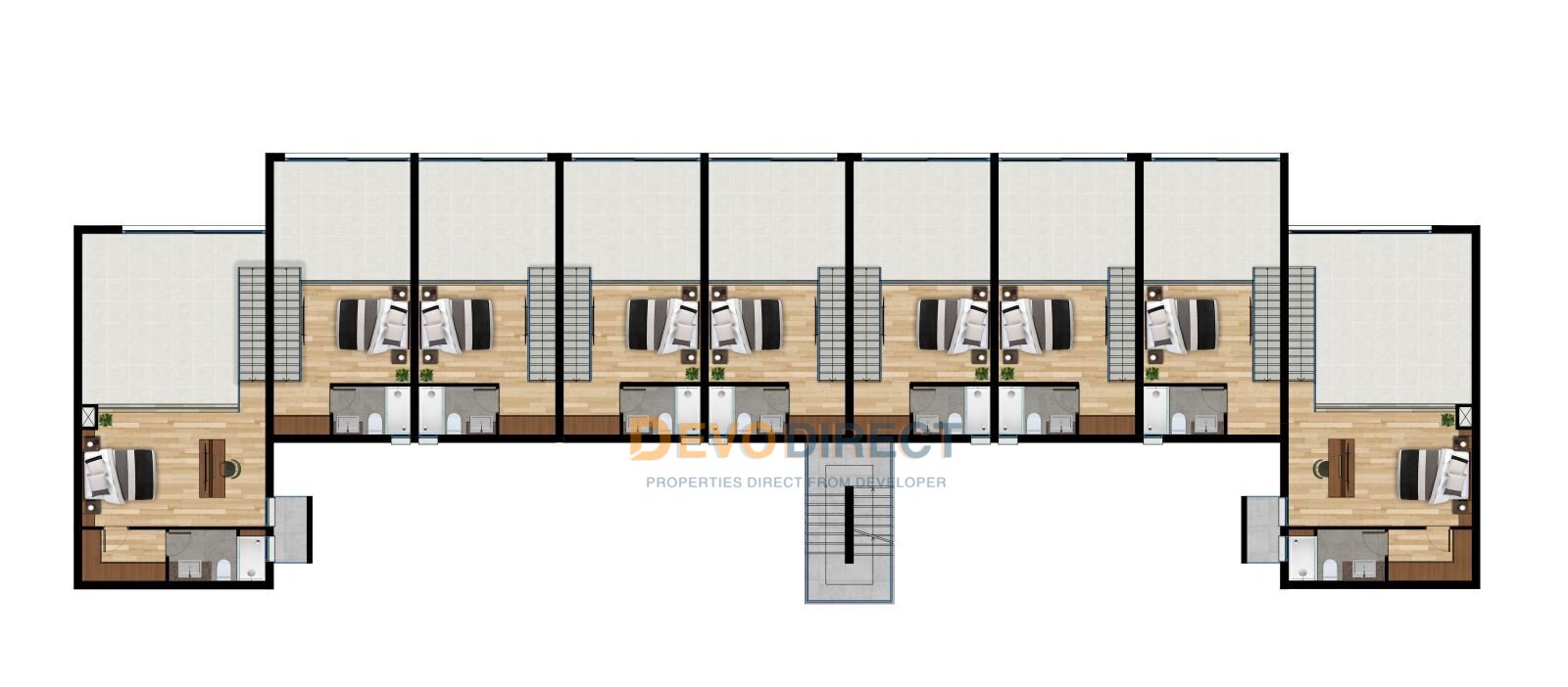 Studio-Wohnung mit Meerblick in Nordzypern/ Esentepe