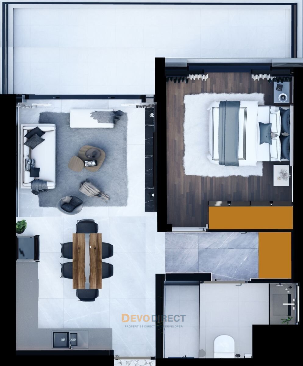  2-Zimmer-Penthouse zum Verkauf in Nordzypern / Boğaz – Meerblick & Aussicht