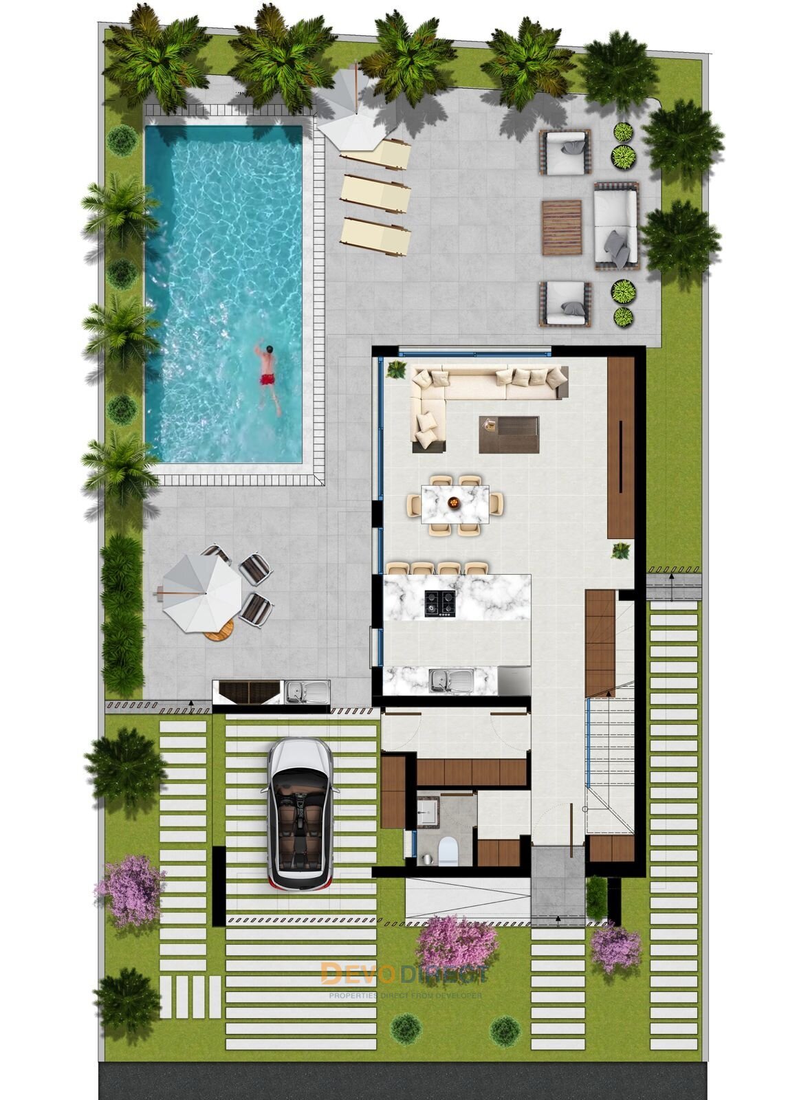 3-Schlafzimmer-Villa mit Meerblick in Nordzypern/ Girne zu verkaufen