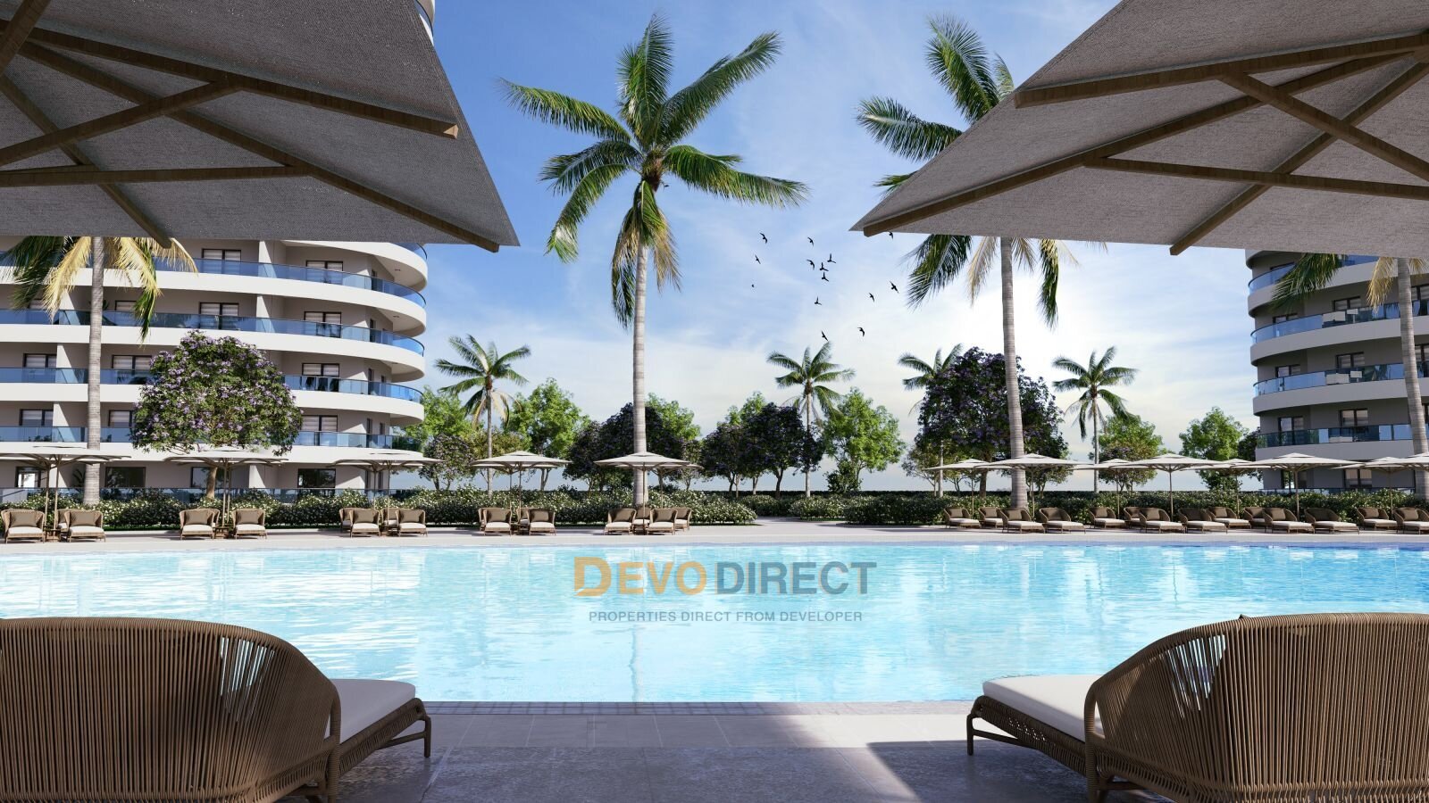 Studio-Apartment mit Meerblick nahe Long Beach in Nordzypern