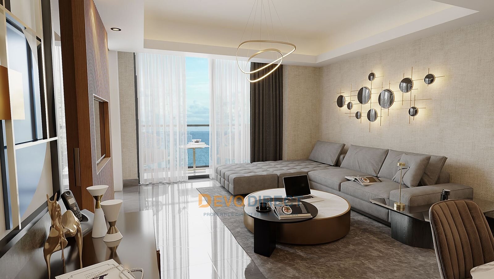 Beachfront 4-Schlafzimmer-Duplex-Apartment in Nordzypern Iskele zum Verkauf