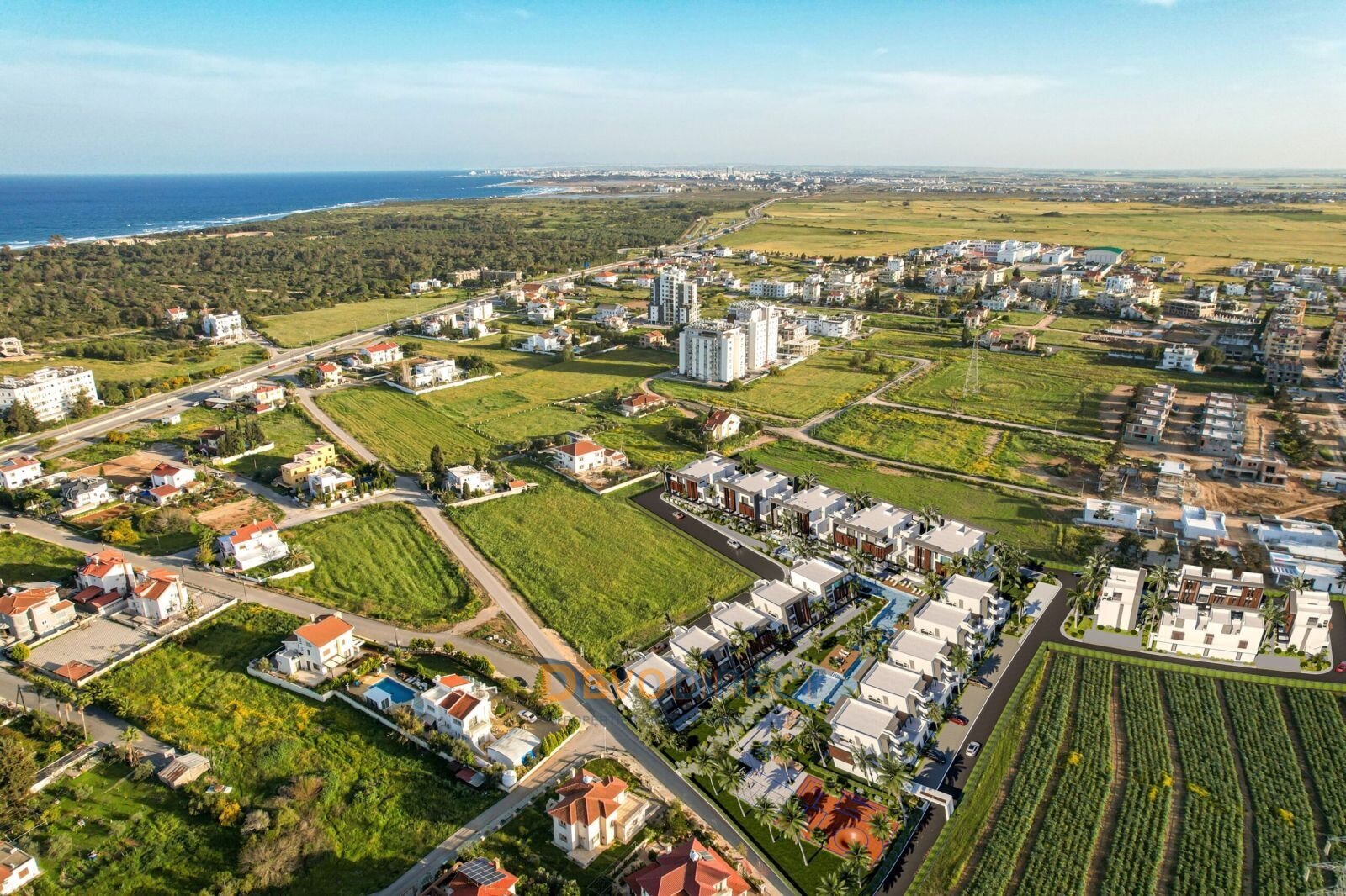 Meerblick 1-zimmer-Wohnung zum Verkauf in Nordzypern Iskele