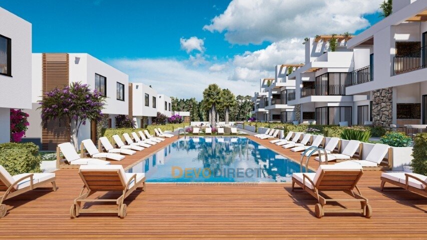 Bezugsfertige 1-Schlafzimmer-Wohnung zum Verkauf in Erenköy, Famagusta, Nordzypern