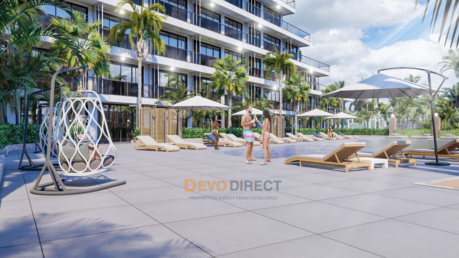 Luxusapartment mit 2 Schlafzimmern nahe dem Strand in Nordzypern
