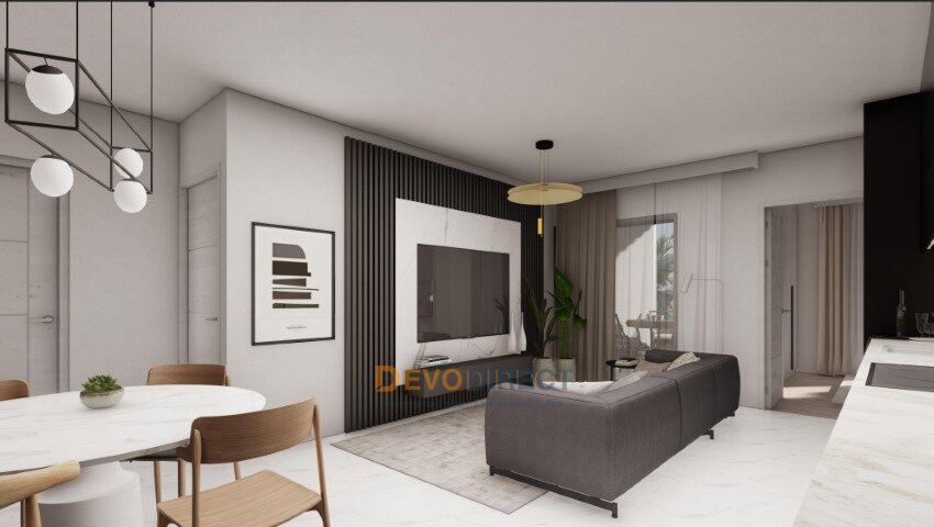 3-Zimmer-Apartment im umweltfreundlichen Smart-Komplex in Gazimağusa