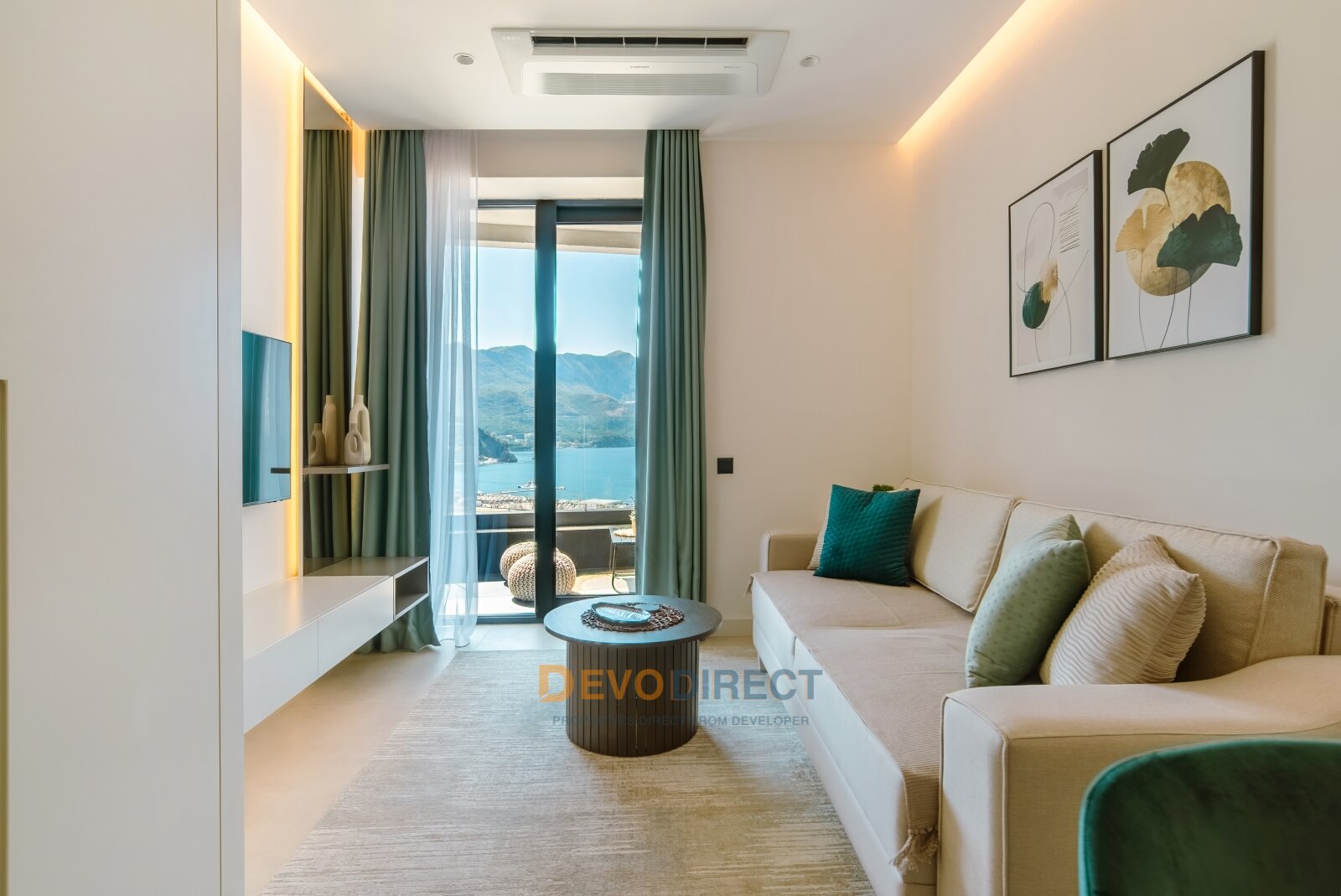 Luxus 1-Schlafzimmer-Apartment zum Verkauf in Bečići, Budva