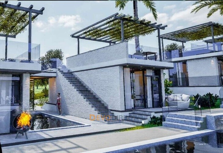 Meerblick 4-Schlafzimmer-Duplex-Villa zum Verkauf in Kyrenia, Nordzypern