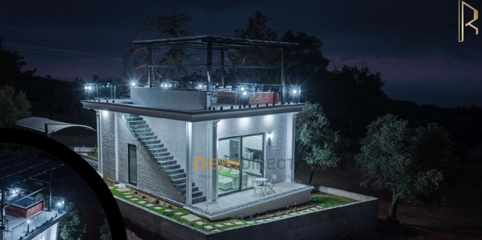 Meerblick 4-Schlafzimmer-Duplex-Villa zum Verkauf in Kyrenia, Nordzypern