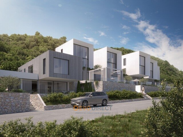 Meer- & Bergblick 1-Schlafzimmer-Wohnung zum Verkauf in Luštica, Montenegro
