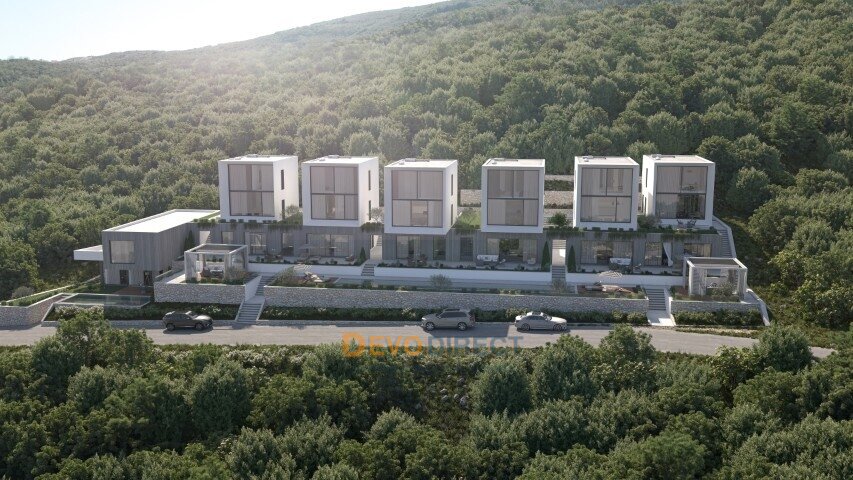Meer- & Bergblick 2-Schlafzimmer-Duplex zum Verkauf in Luštica, Montenegro