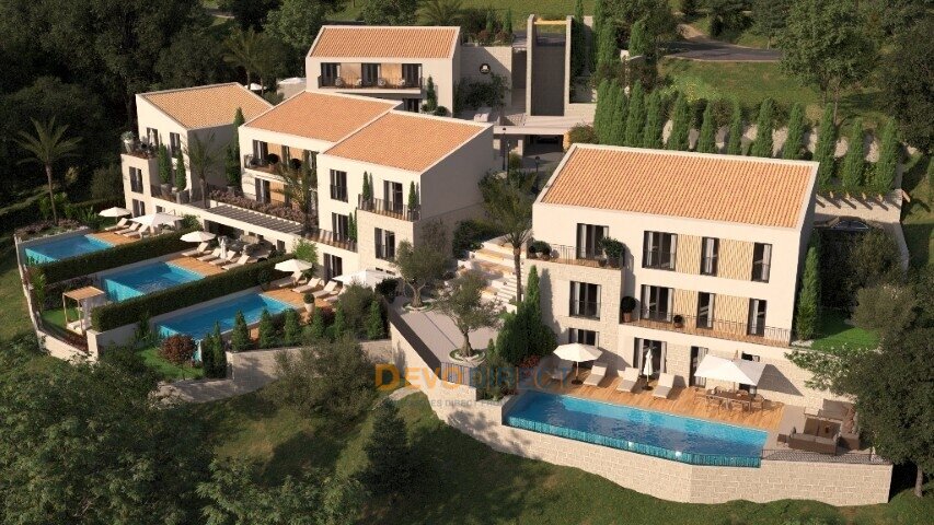 Meerblick 3-Schlafzimmer-Villa zum Verkauf in Budva, Montenegro