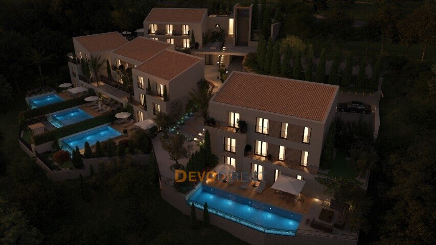 Meerblick 3-Schlafzimmer-Villa zum Verkauf in Budva, Montenegro