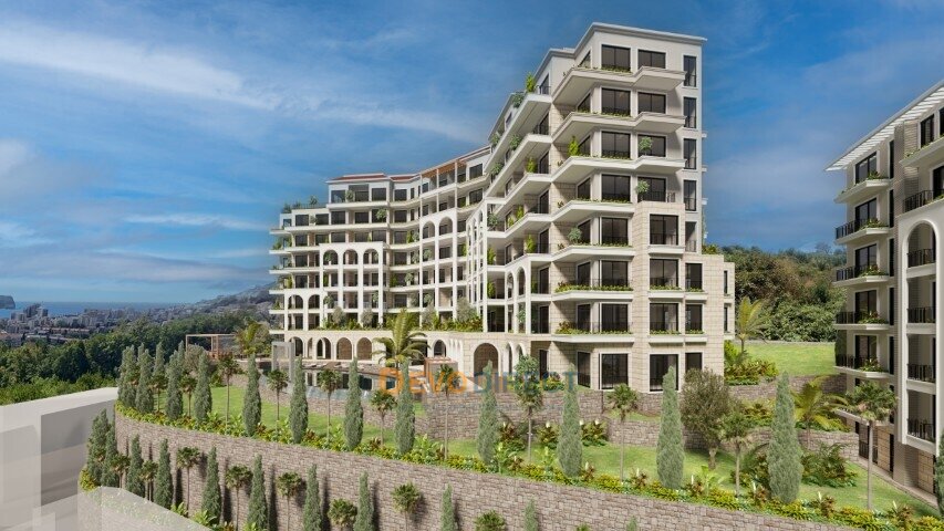 Meerblick 1-Schlafzimmer-Apartment zum Verkauf in Budva