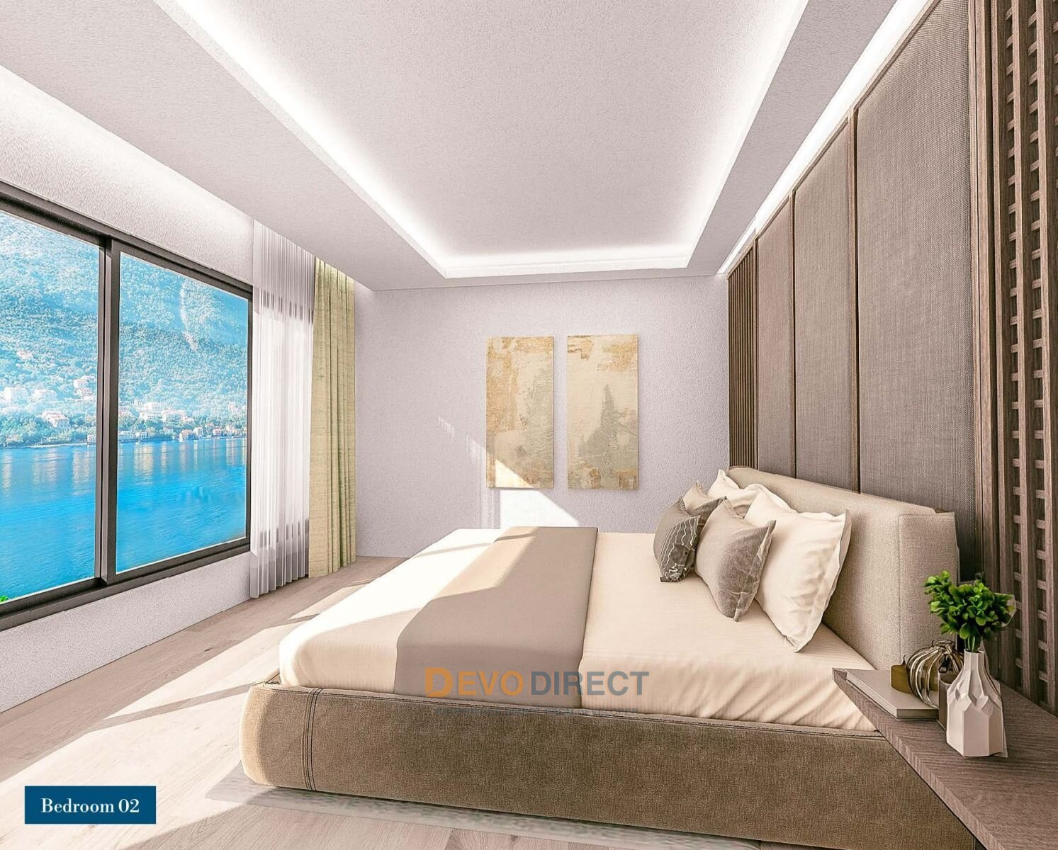 Meerblick 4-Schlafzimmer-Villa zum Verkauf in der Bucht von Kotor