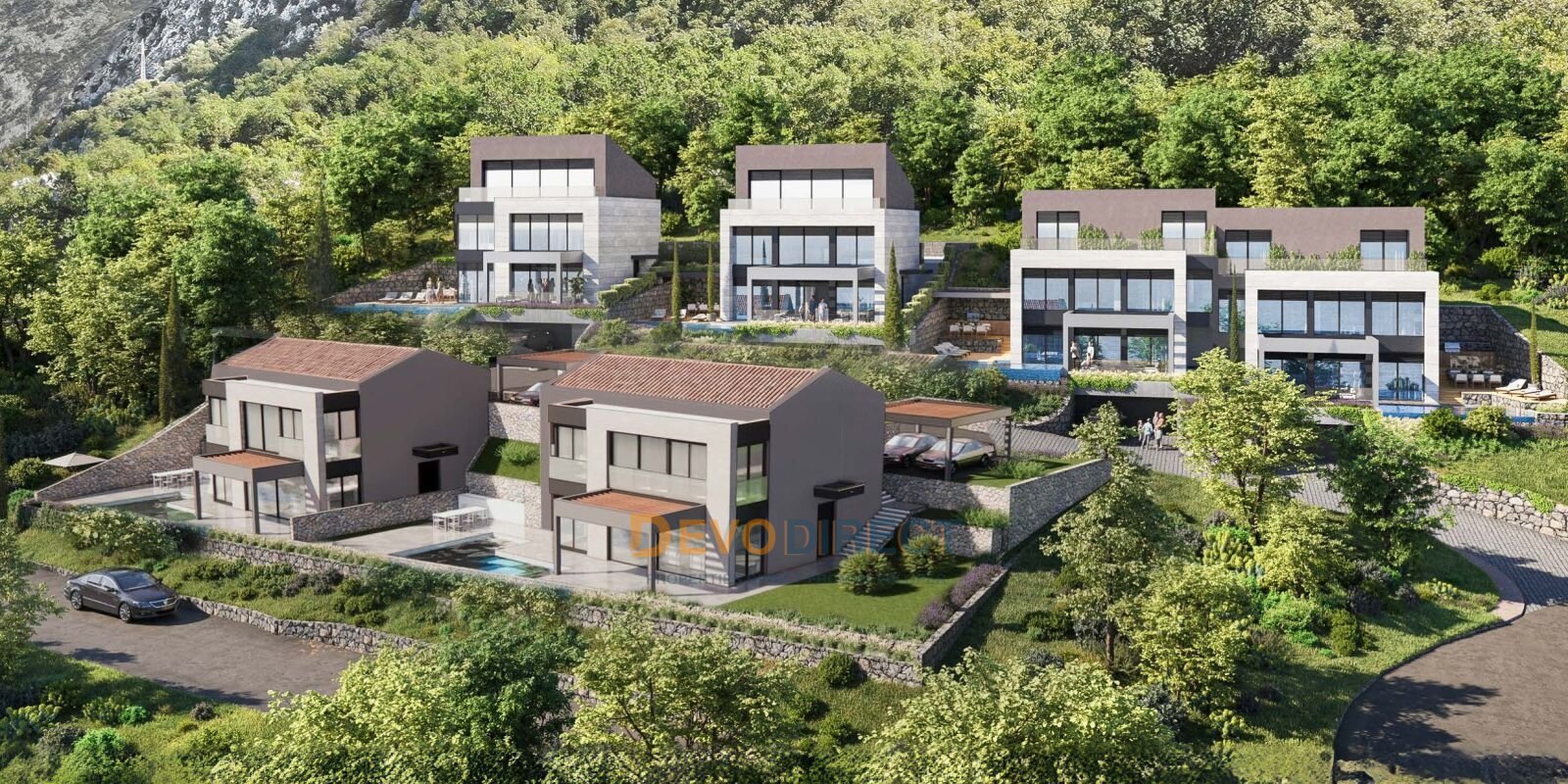 Luxus 4-Schlafzimmer-Villa zum Verkauf in der Bucht von Kotor