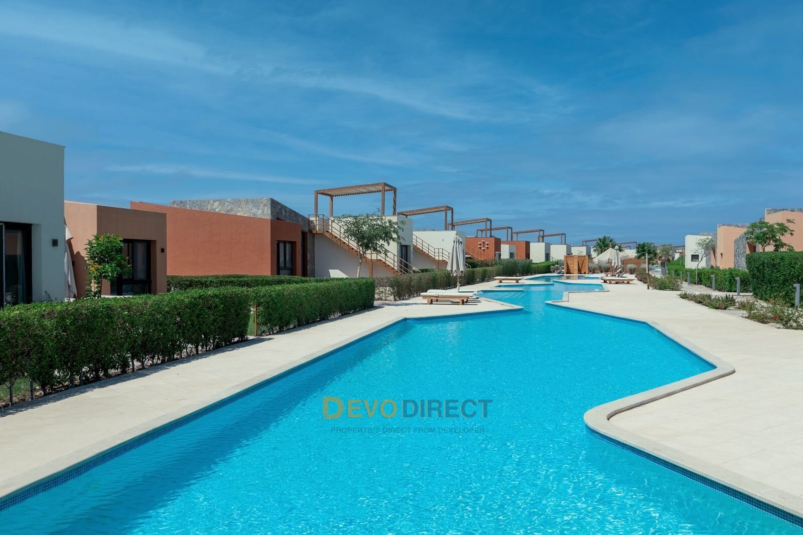 Strandnah 1-Schlafzimmer-Wohnung mit Meerblick in Somabay/ Rotes Meer