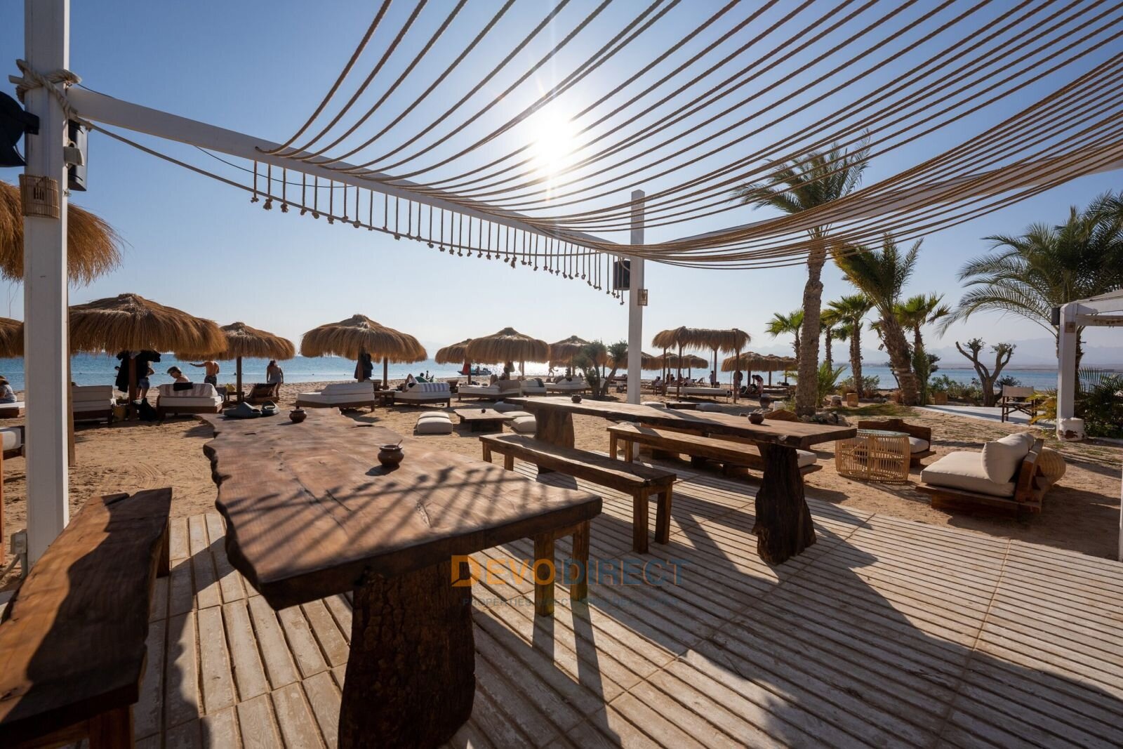 Direkt am Strand gelegene 2-Zimmer-Ferienwohnung in Somabay/Rotes Meer