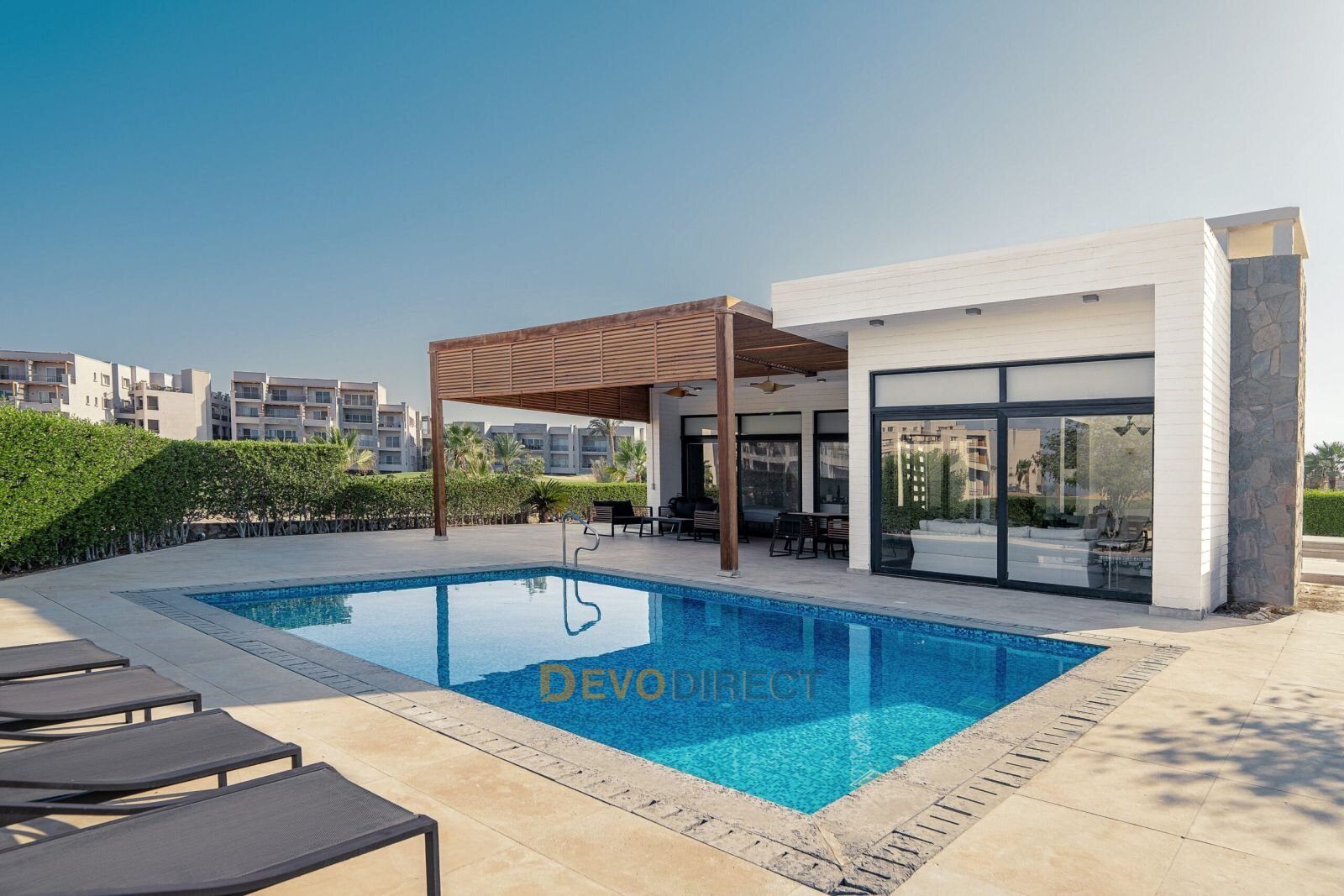Direkt am Strand gelegene 2-Zimmer-Ferienwohnung in Somabay/Rotes Meer