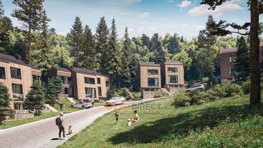 Bergblick 2-Schlafzimmer-Wohnung zum Verkauf am Bjelasica-Gebirge, Montenegro