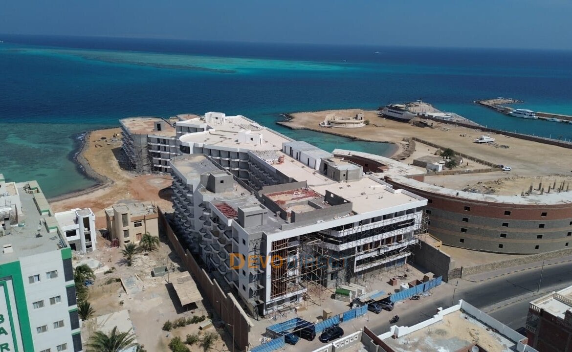 Meerblick 1-Schlafzimmer-Apartment zum Verkauf in Hurghada