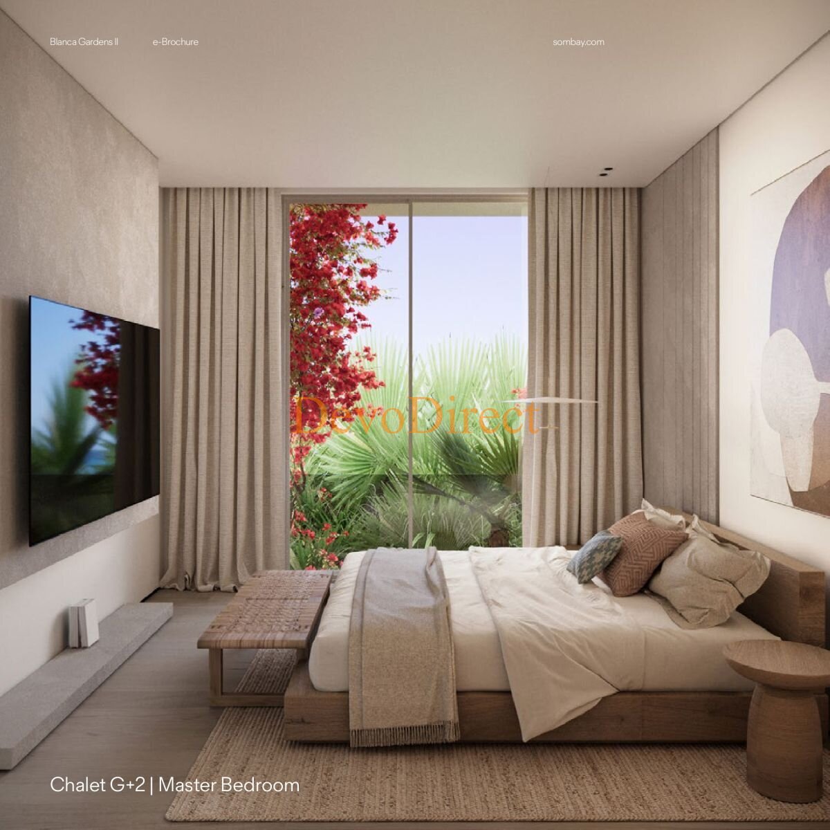 Meerblick 1-Schlafzimmer-Chalet zum Verkauf in Soma Bay