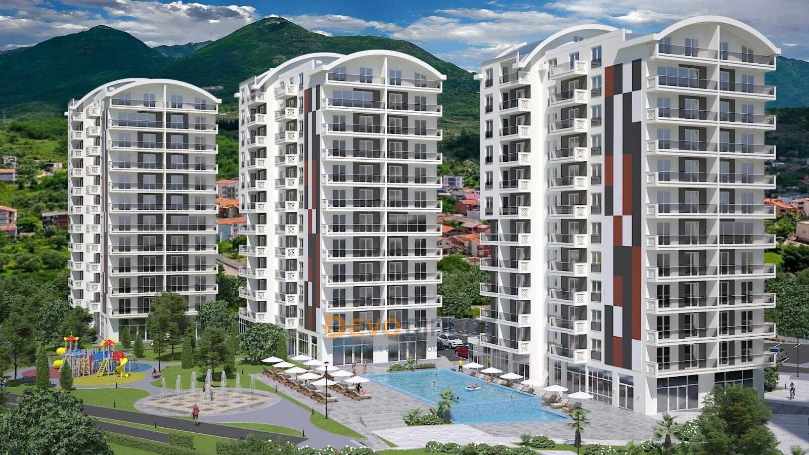 Luxus 1-Schlafzimmer-Apartment zum Verkauf in Bar, Montenegro