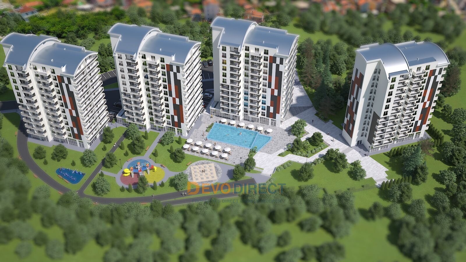 Meerblick 2-Schlafzimmer-Apartment zum Verkauf in Bar, Montenegro