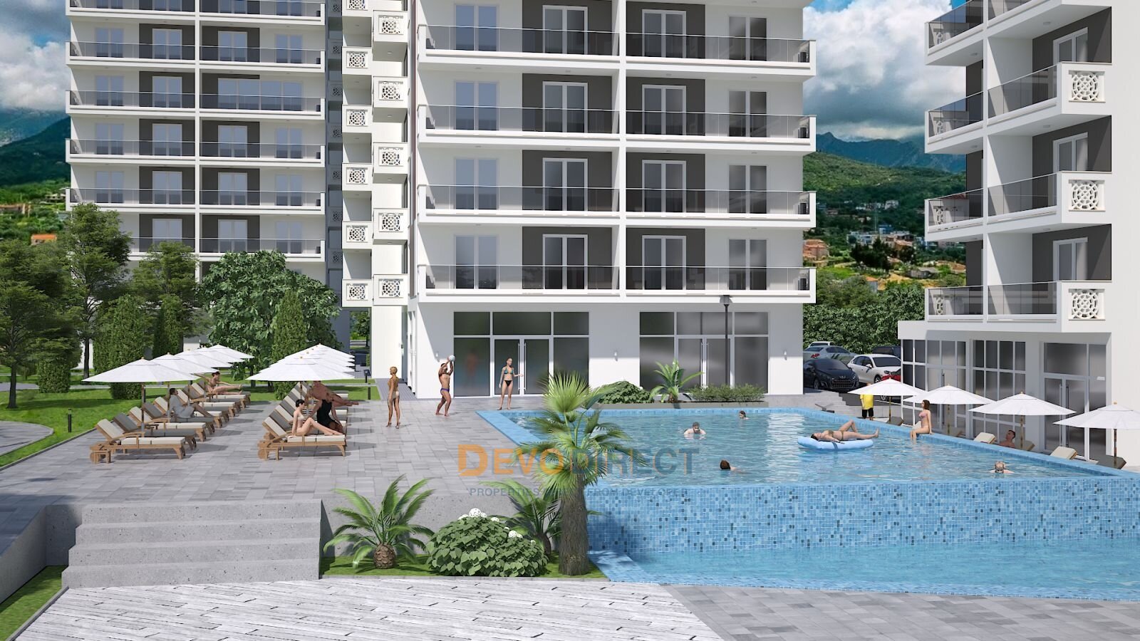 Luxus 2-Schlafzimmer-Apartment zum Verkauf in Bar, Montenegro