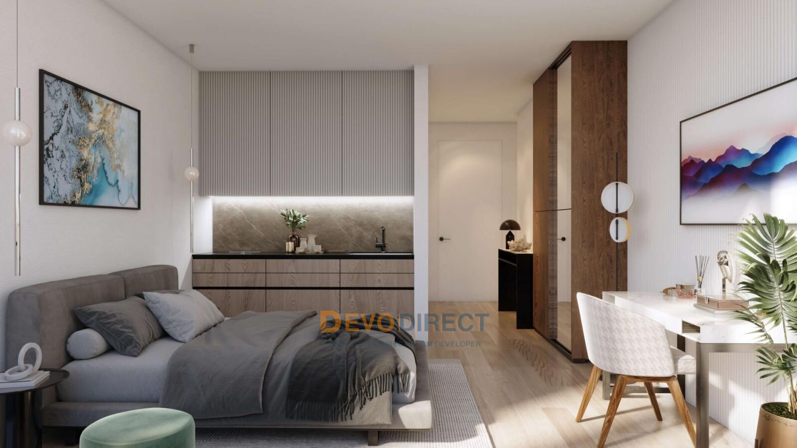 Meerblick-1-Schlafzimmer-Apartment zum Verkauf in Batumi, Georgien