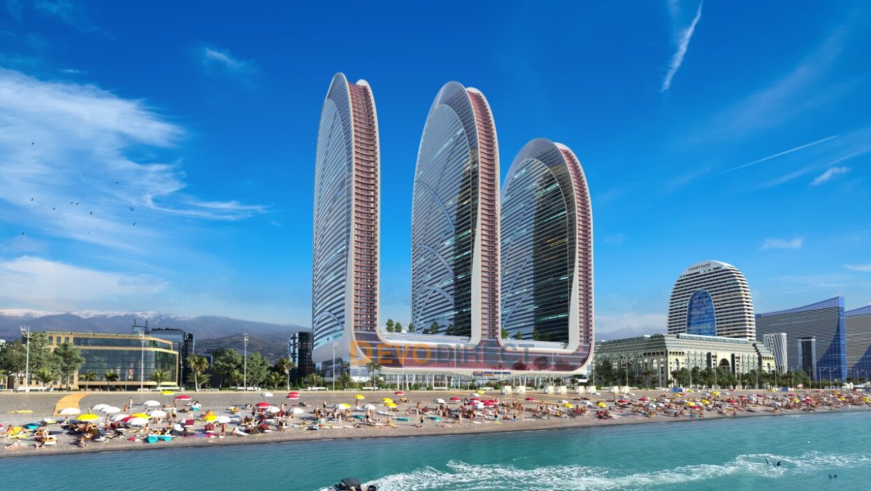 Meerblick-1-Schlafzimmer-Apartment zum Verkauf in Batumi, Georgien