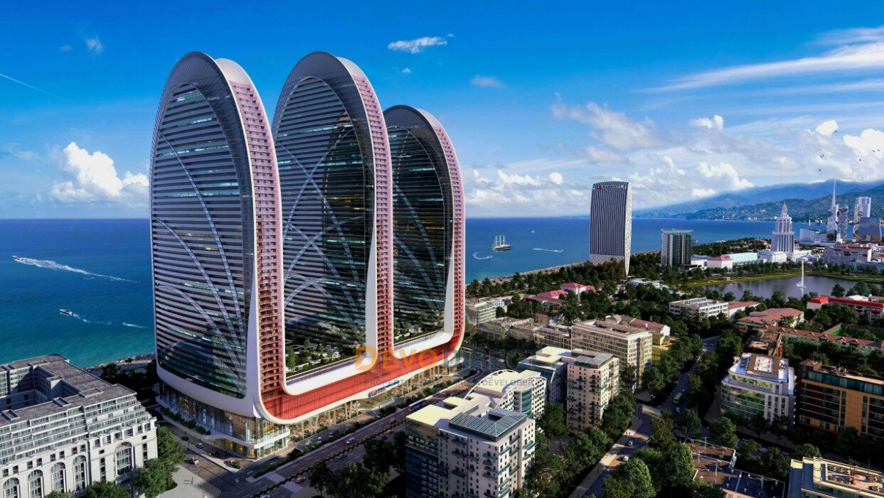 Meerblick-2-Schlafzimmer-Apartment zum Verkauf in Batumi, Georgien