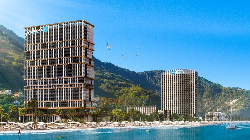 Strandnahe 2-Schlafzimmer-Wohnung zum Verkauf in Gonio, Georgien