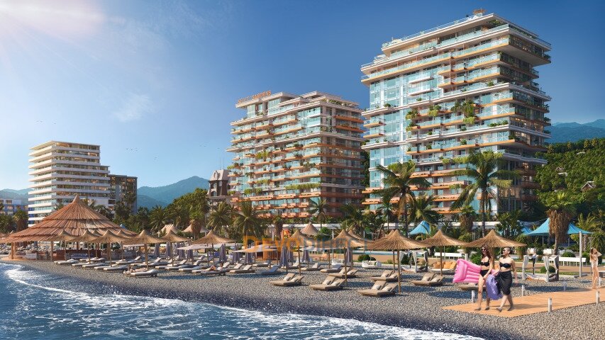 Strandnahe 1-Schlafzimmer-Wohnung zum Verkauf in Kvariati, Georgien
