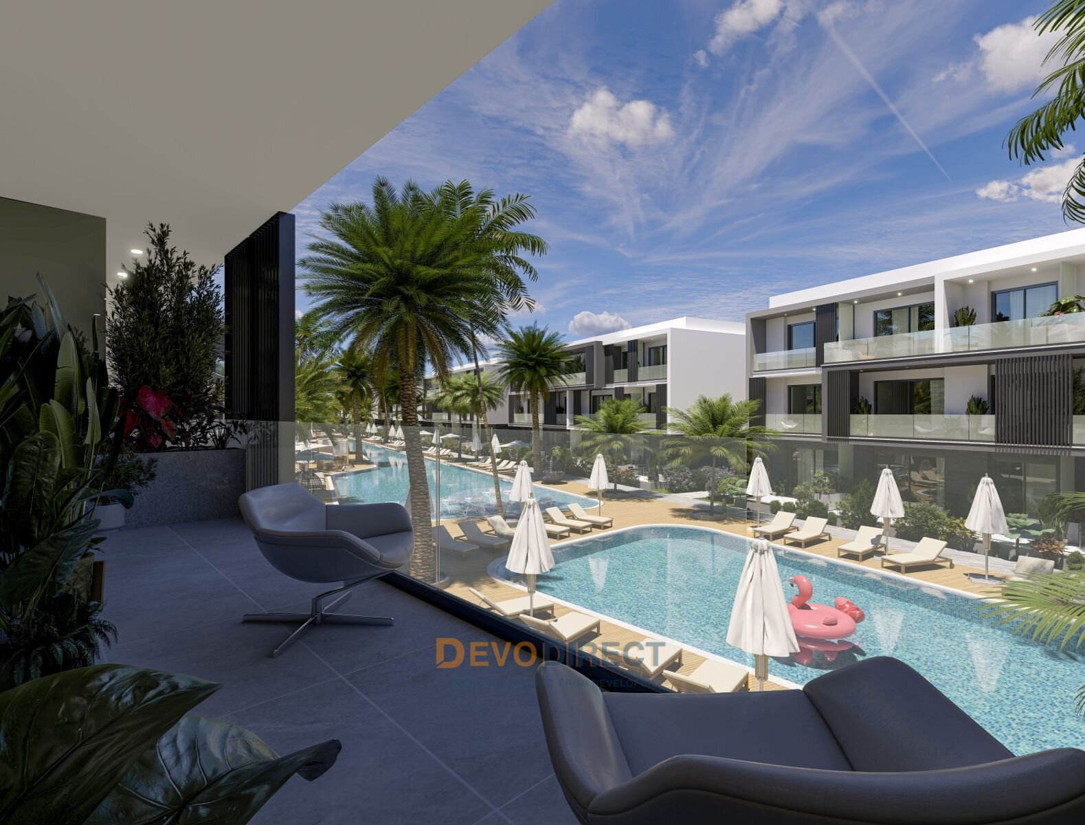 Luxus Studio-Apartment zum Verkauf in Iskele Long Beach