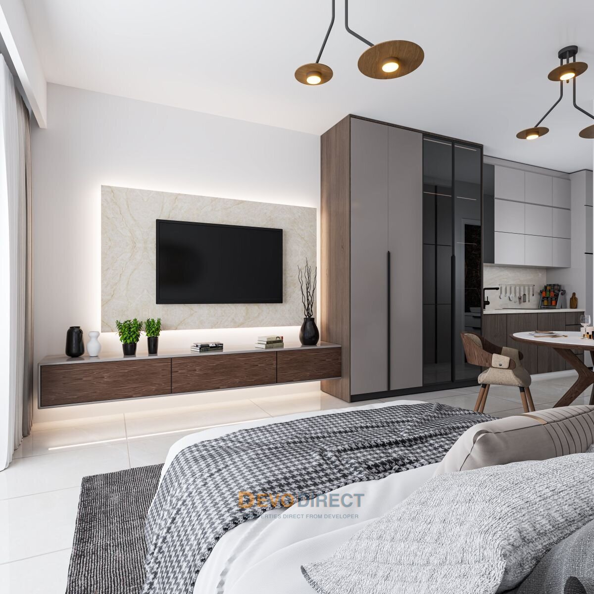 Luxus Studio-Apartment zum Verkauf in Iskele Long Beach