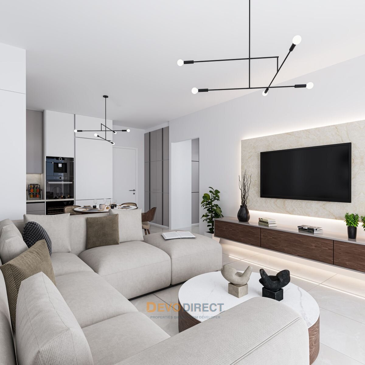 Luxus 1-Schlafzimmer-Apartment zum Verkauf in Iskele Long Beach