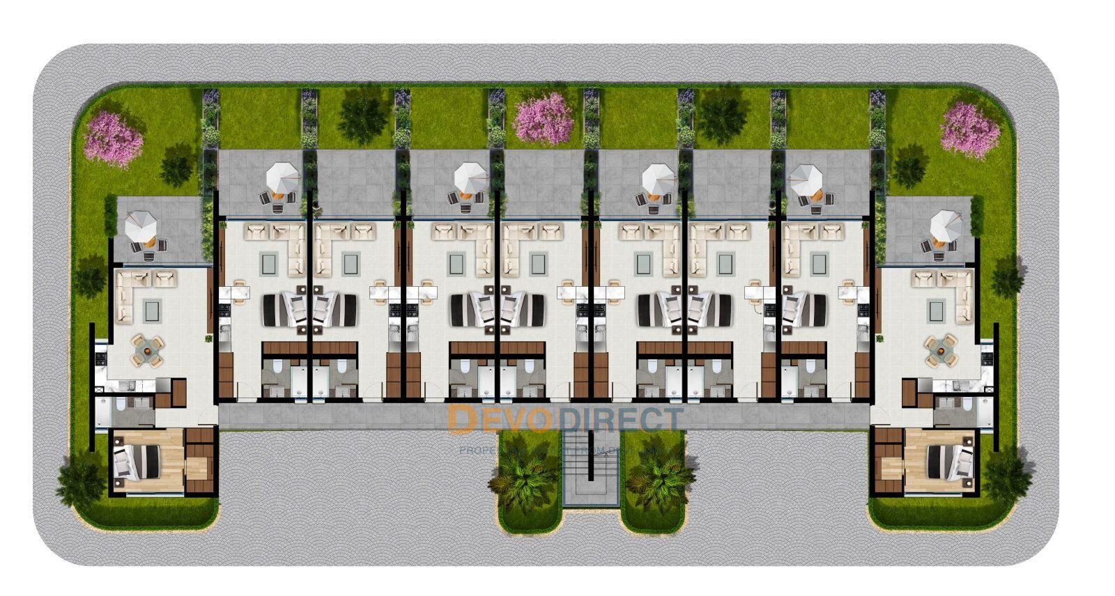 2-Zimmer-Apartment mit Meerblick in Nordzypern/Esentepe