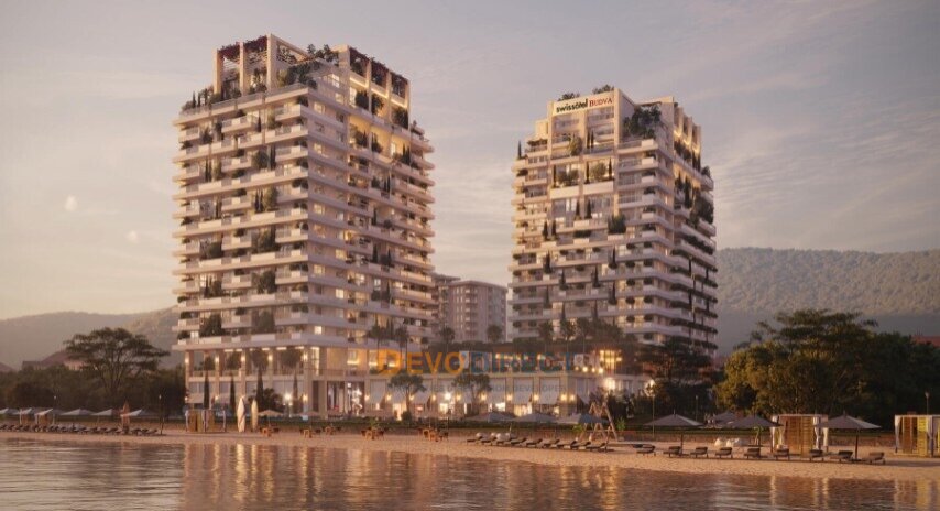 Meerblick 2-Schlafzimmer-Duplex zum Verkauf in Budva, Montenegro