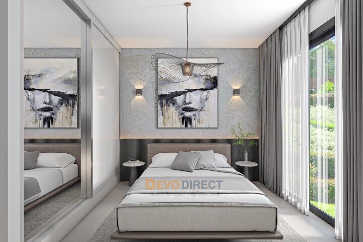 Meerblick 3-Schlafzimmer-Loft zum Verkauf in Yeniboğaziçi, Famagusta